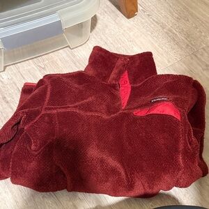 Patagonia Burgundy Fleece Pullover